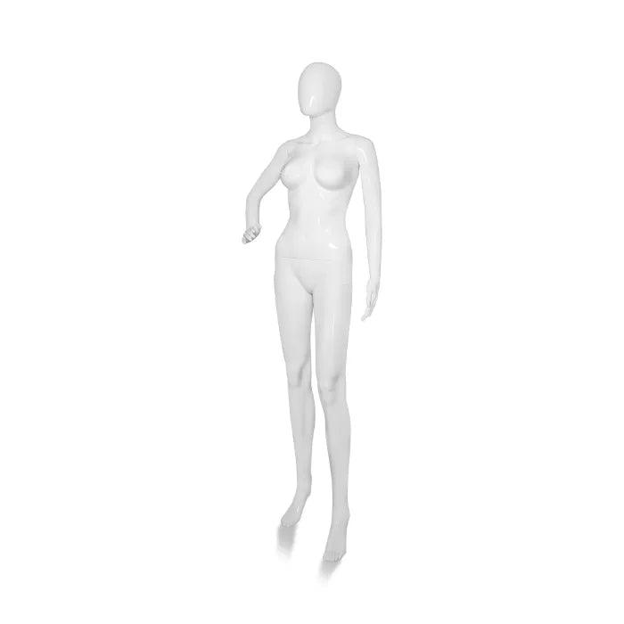 Mannequin femme en polyester blanc FA-11w