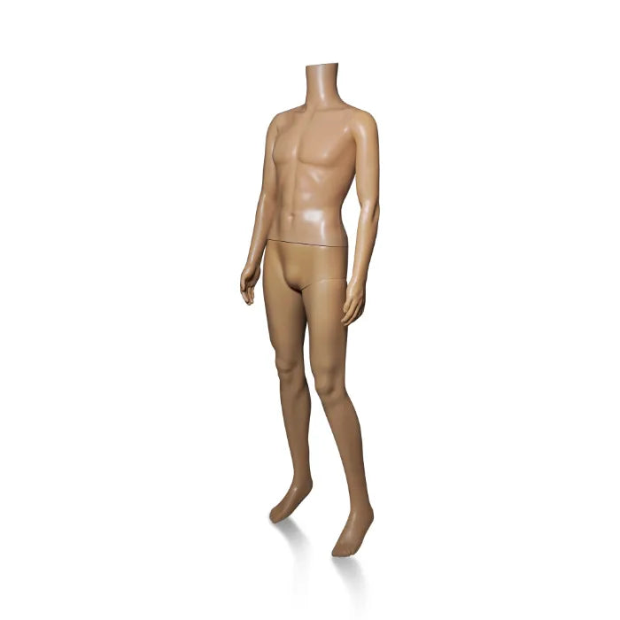 Mannequin homme plastique sans tête haut gamme avec position