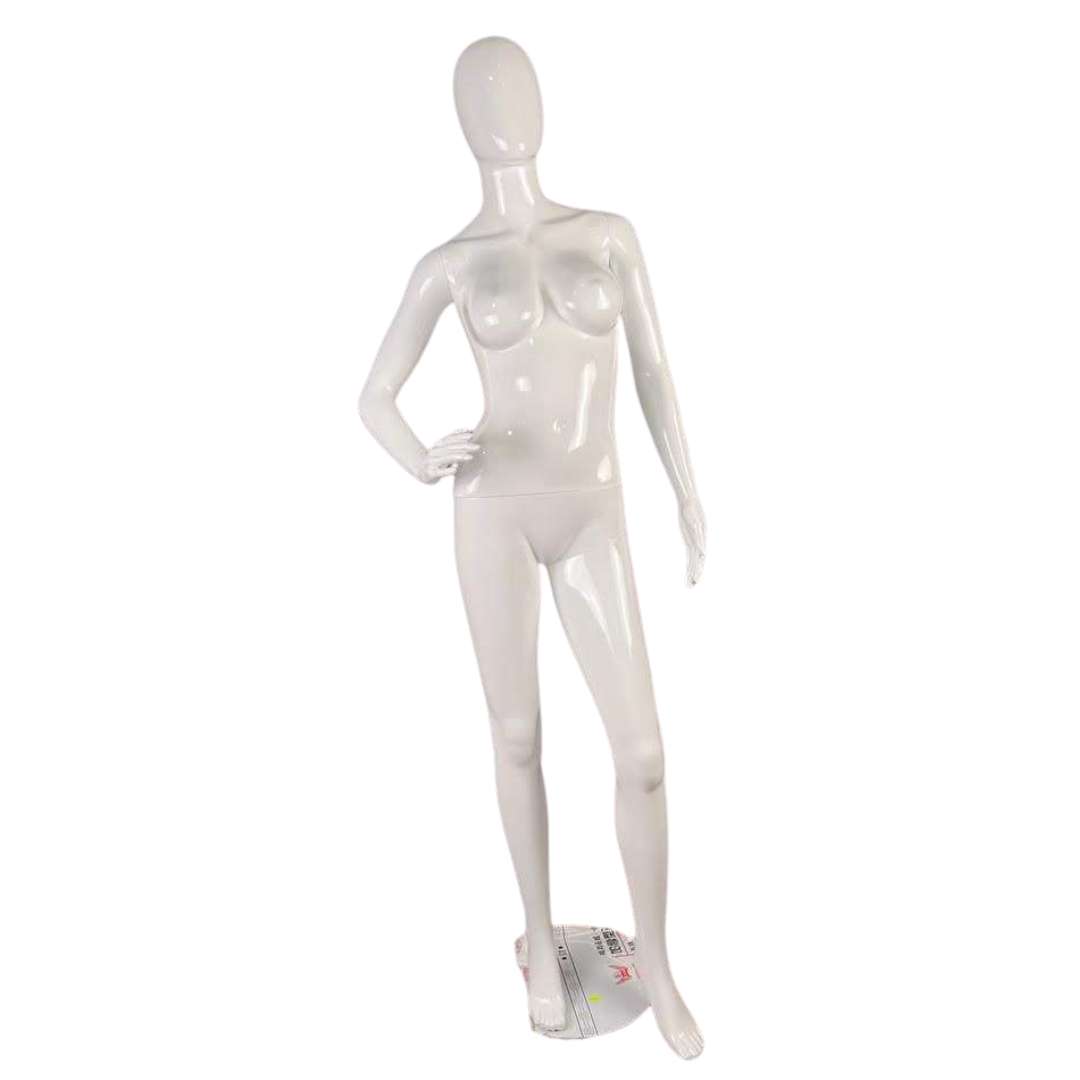 Mannequin femme en polyester blanc FA-9W