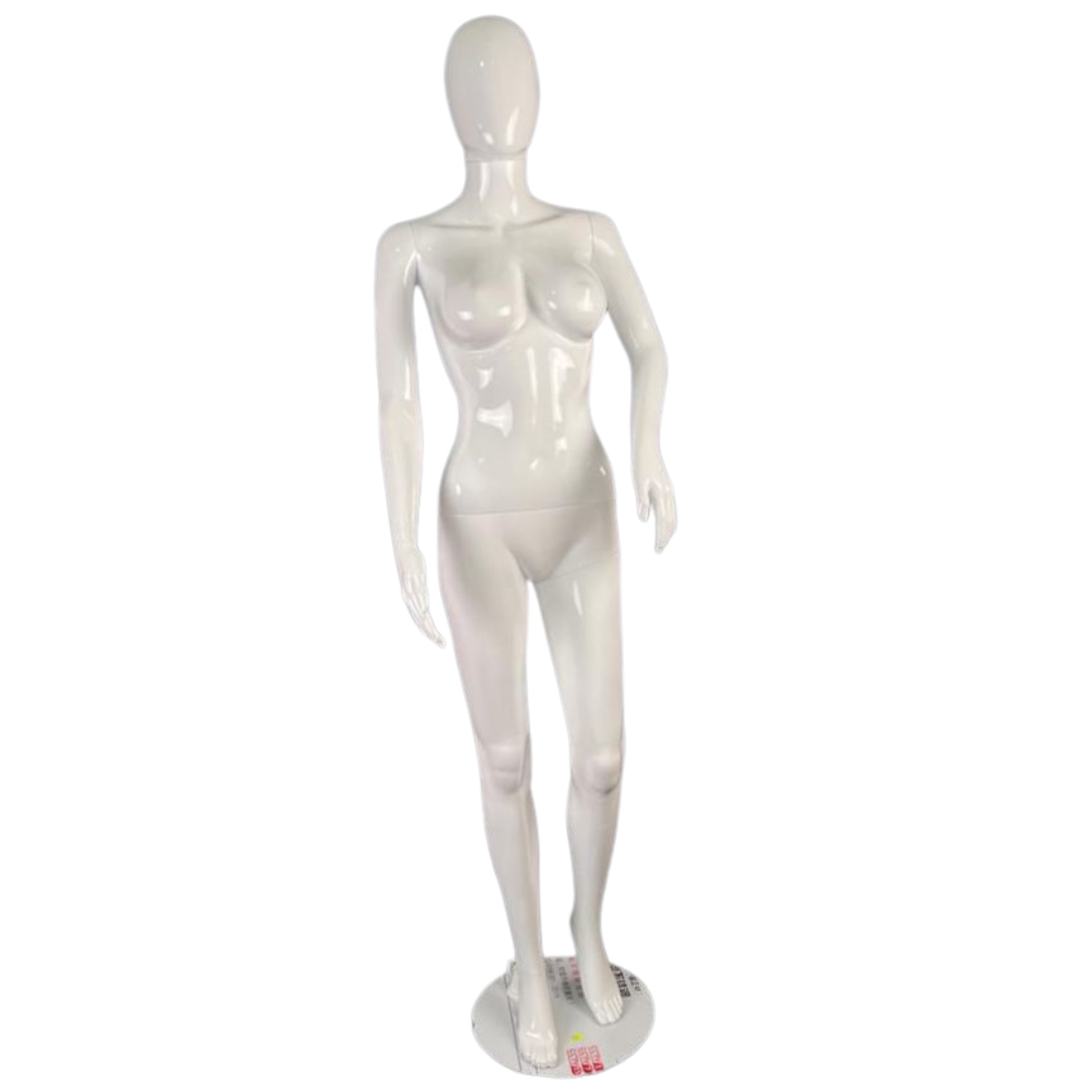 Mannequin femme en polyester blanc FA-3W-1