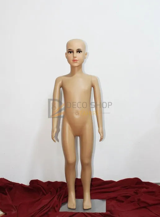 Mannequin de Vitrine Enfant Universelle Fille Et Garçon Avec Support Métallique, 110 Cm Porte Taille 4-6ans