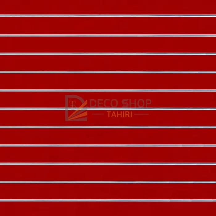 Panneaux MDF Rouge 2,44m / 1,22m 11 Lignes