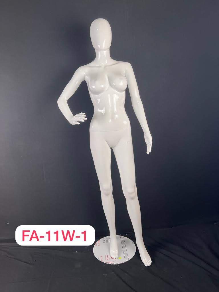 Mannequin femme en polyester blanc FA-11w