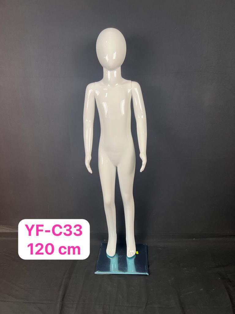 MANEQUIN ENFANT POLYSTER 120CM WHITE YF-C33