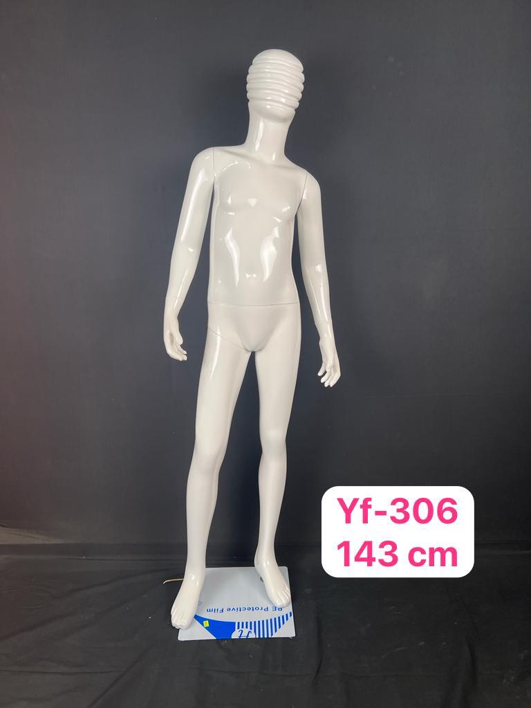 MANQUERIE ENFANT 140CM TETE RAYE WHITE YF-306