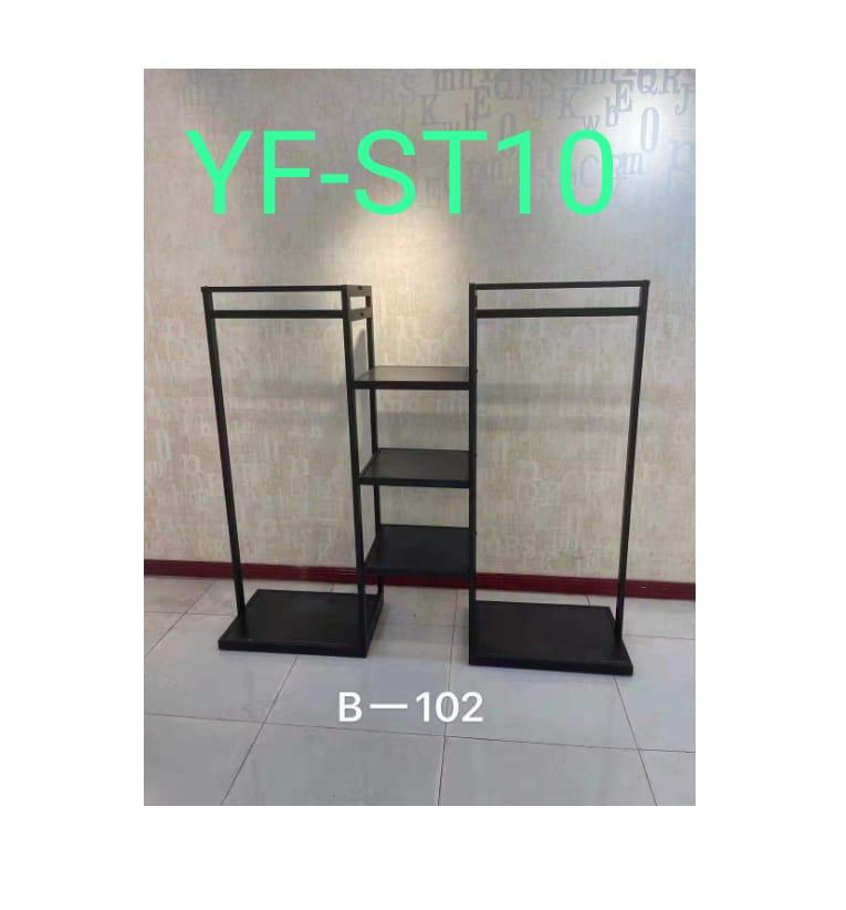 PRESENTOIR/CHARYO+ETAGER BOIS . BLACK YF-ST10