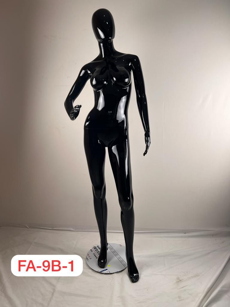 MANEQUIN FEMME SHINY BLACK FA-9B-1