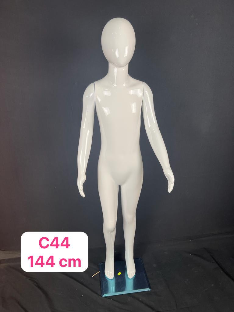 MANEQUIN ENFANT POLYSTER WHITE 144CM C44