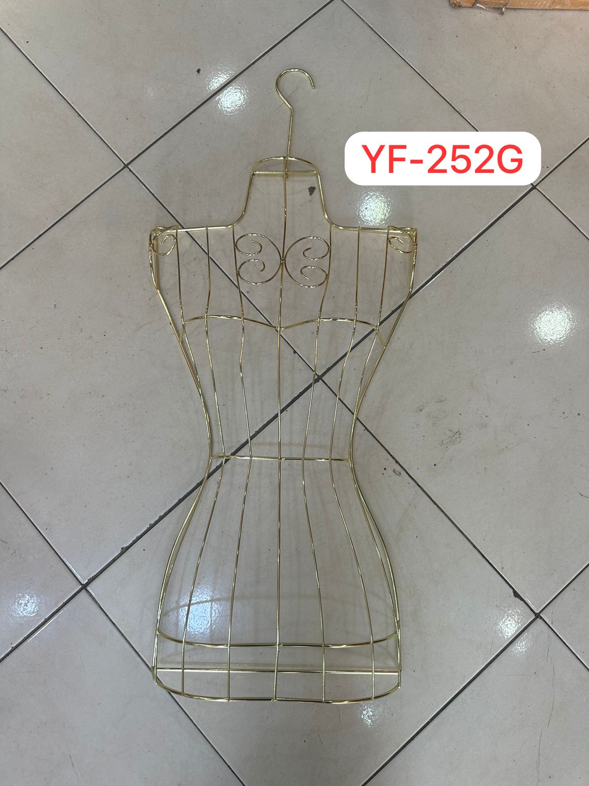 GILET METAL FEMME BLACK-GOLD YF-452B///YF-252G