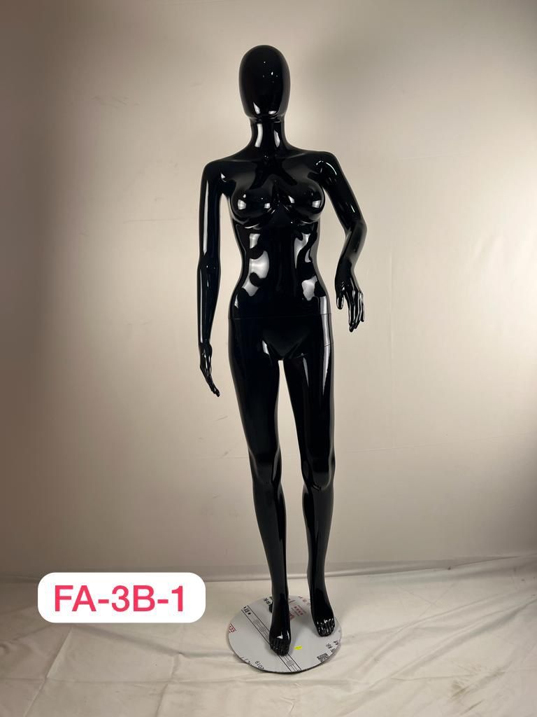 MANEQUIN FEMME SHINY BLACK FA-3B-1