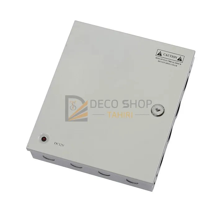 Boite d'alimentation pour caméra de vidéosurveillance IP 12V DC