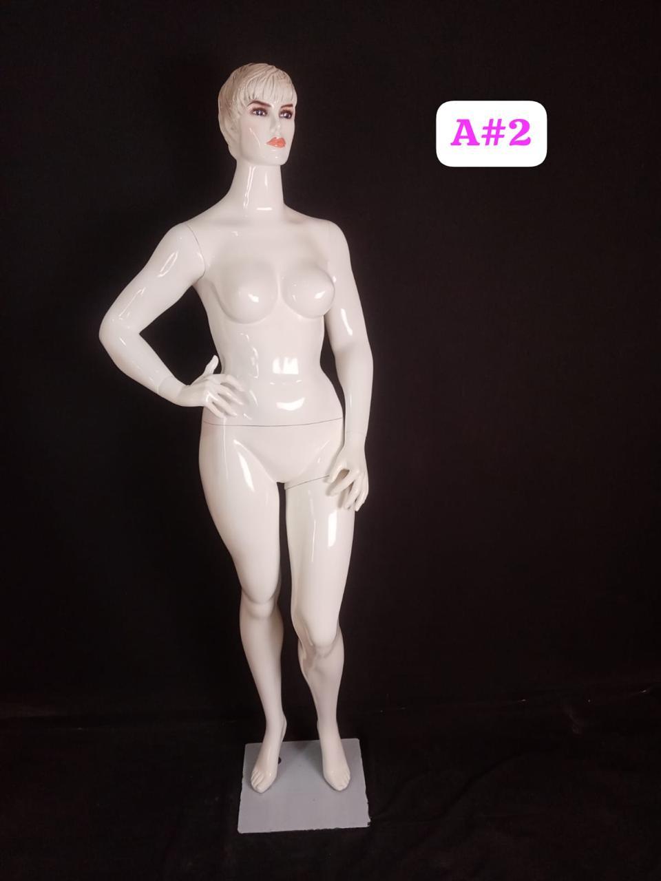 MANNEQUIN FEMME EN POLYSTER GROSS TAILLE WHITE A#2
