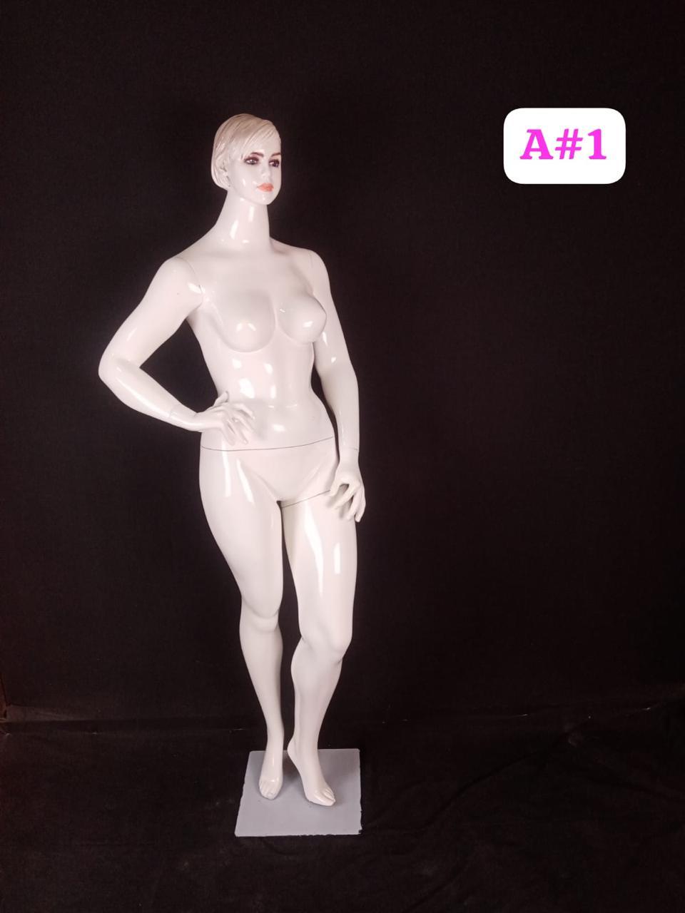 MANNEQUIN FEMME EN POLYSTER GROSS TAILLE WHITE  A#1