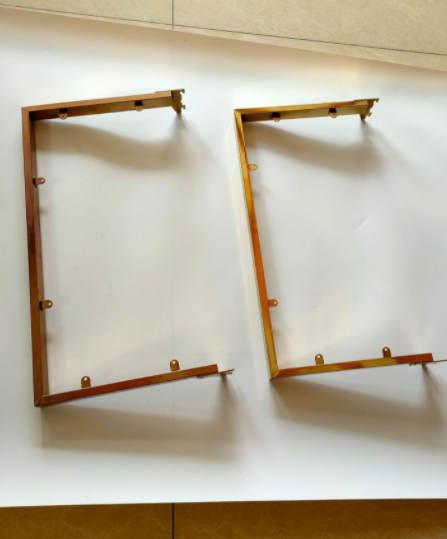 ETAGER VIDE SIMPLE/CLAMAIER GOLD RECTANGE