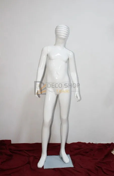 Mannequin enfants en polyster blanc 140 cm