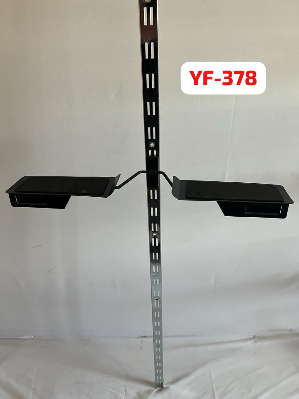 SUPPORT SHOES METAL/CLAMAIER RECTANGE DOUBLE BLACK