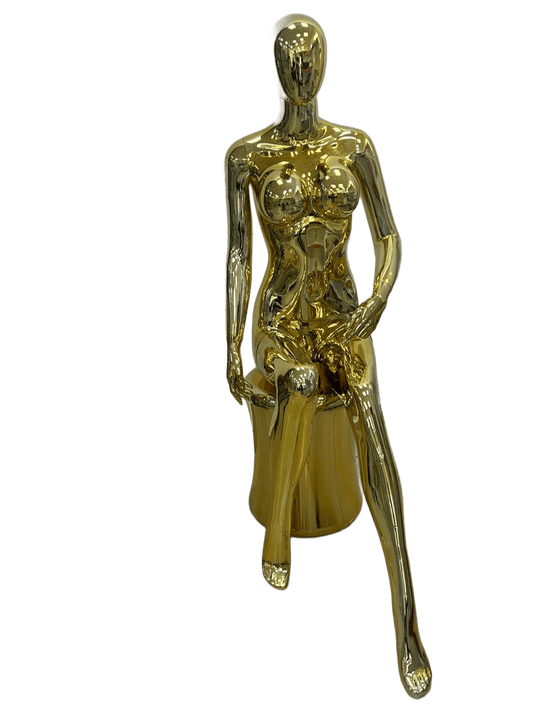 MANEQUIN FEMME ASSIS GOLD BIG SIZE  SST-5