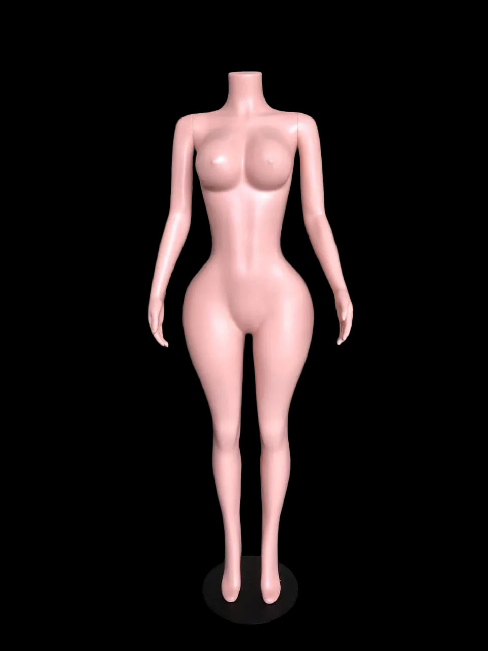 MANEQUIN FEMME  PLASTIQUE SUPPORT METALIQUE SANS TETE  957-12