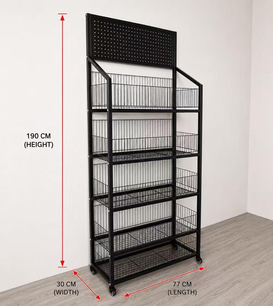 PANIER 5 ETAGE PERFORE 190x77x30 YF-7730