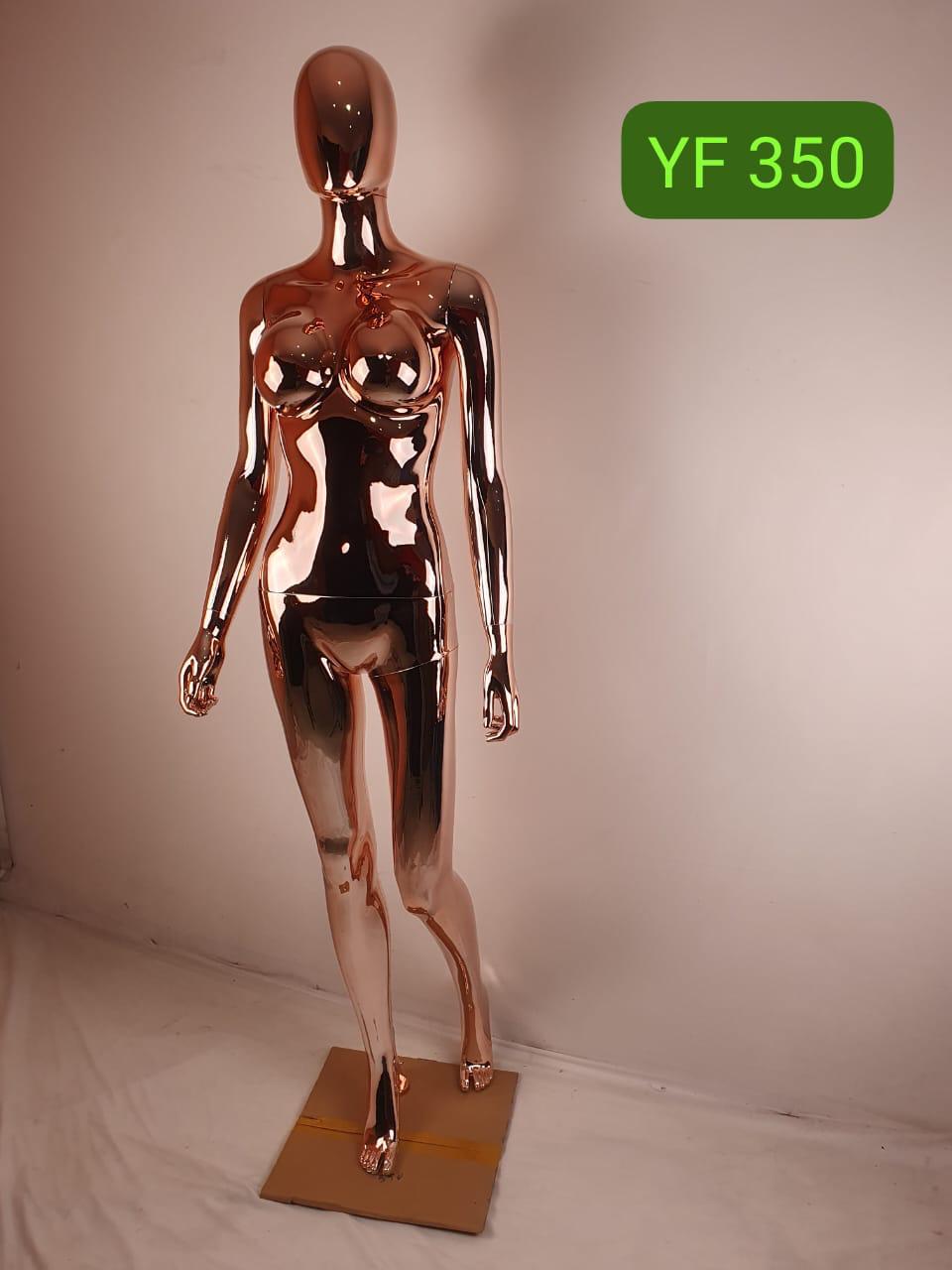 MANEQUIN FEMME POLYSTER ROSE GOLD MAIN TENDUE YF-347 RG