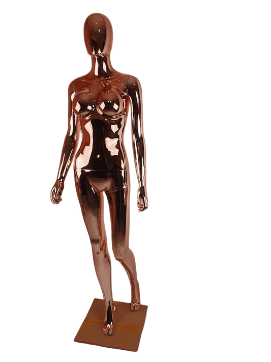 MANEQUIN FEMME POLYSTER ROSE GOLD MAIN TENDUE YF-347 RG