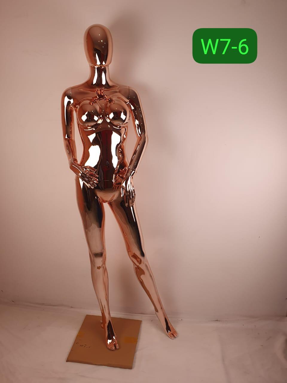 Mannequin femme rose gold en polyester W7-6