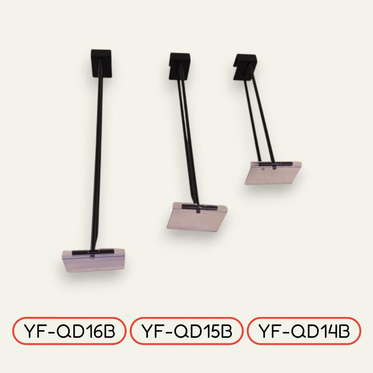 TIGE DOUBLE TICKET/TOBO CARRE BLACK YF-QD