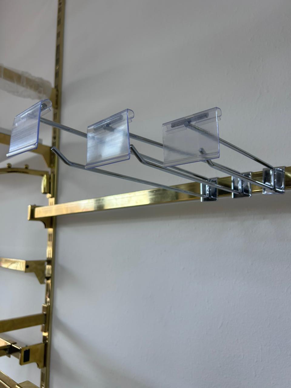 TIGE DOUBLE TICKET/TOBO CARRE  CHROME