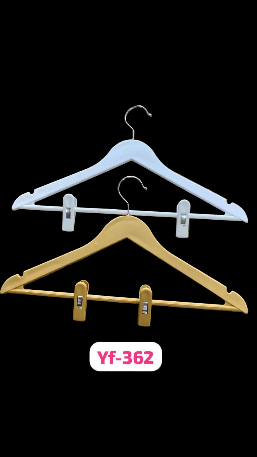PERCHA PLASTIQUE AVEC PINCE YF-362