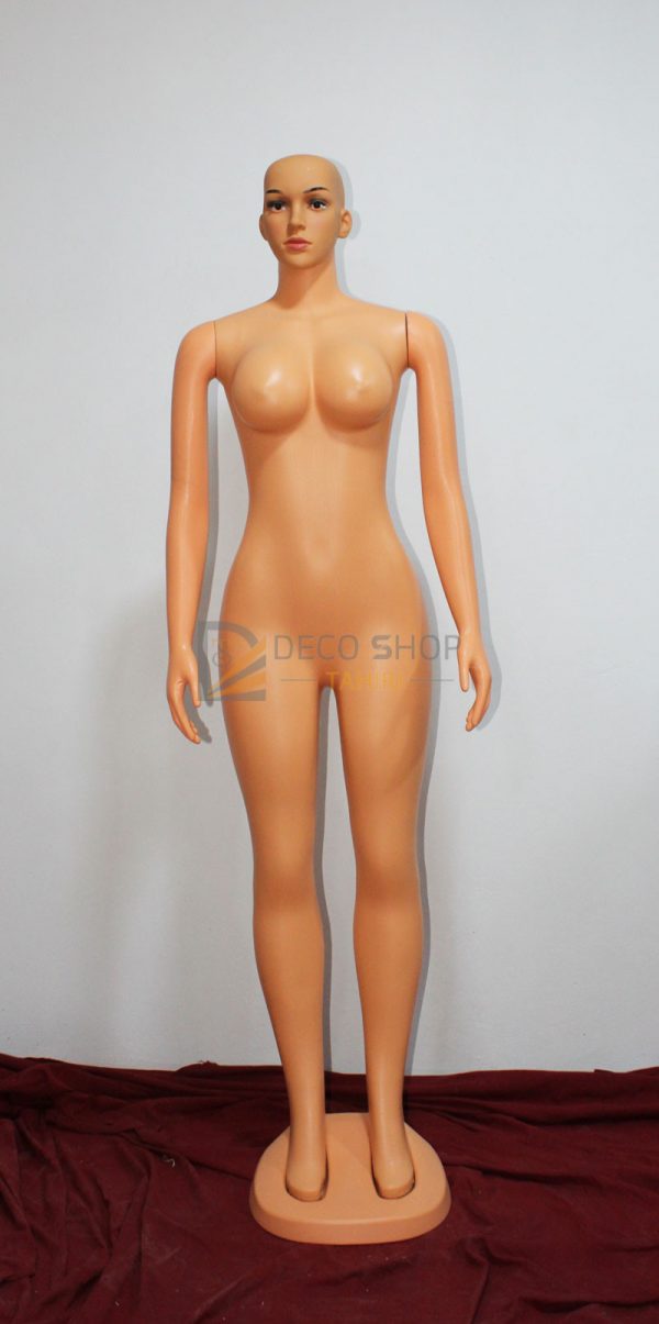 Mannequin Femme En Plastique Avec Support En Plastique Sans Peruque
