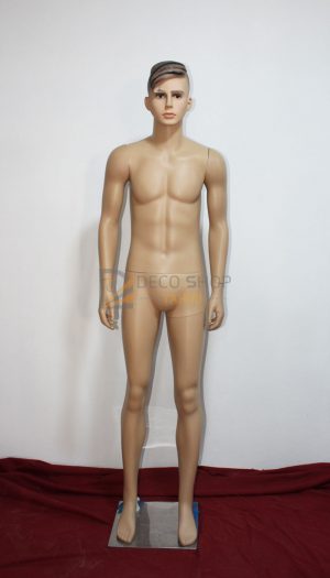 Mannequin Homme Model 2 En Plastique Avec Support Métallique